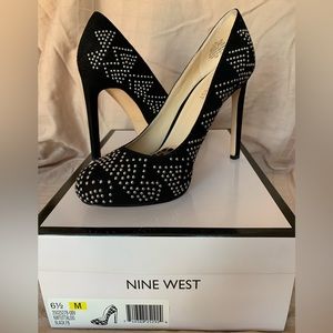 Nine West studded high heels